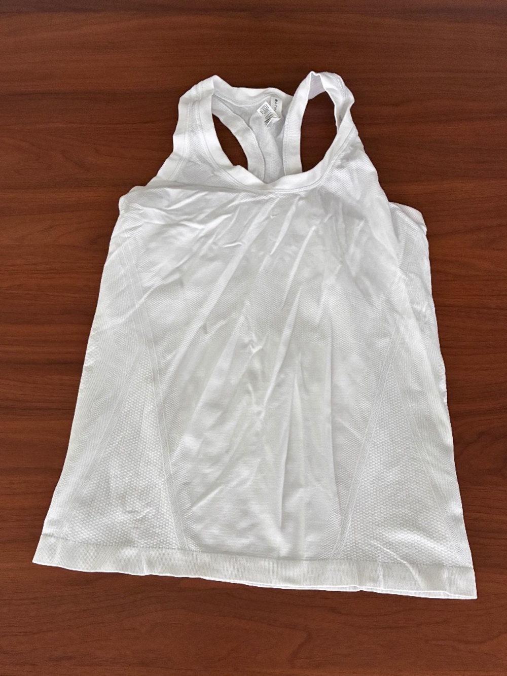 Athleta White Racerback Tank Size Medium